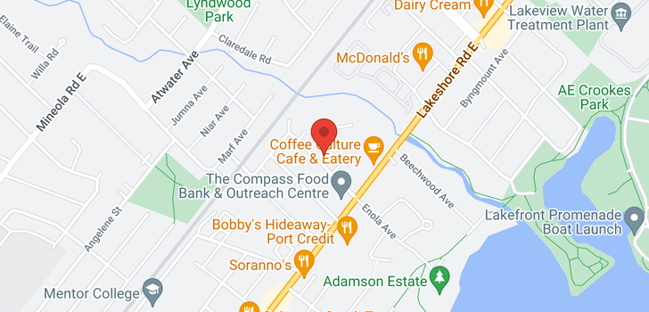 map of 1057 Enola Avenue
